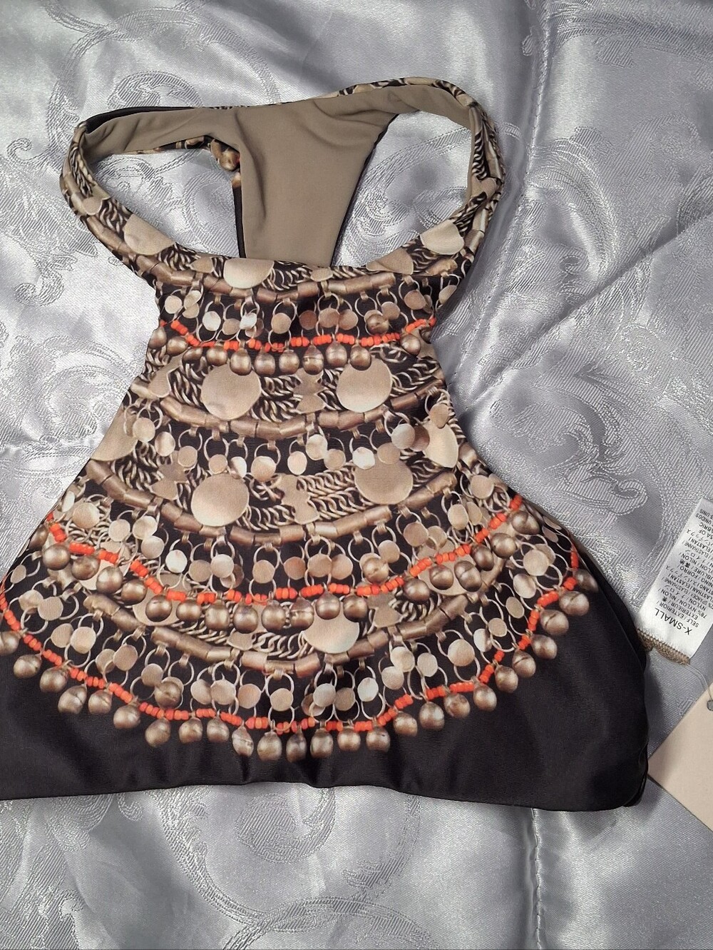 Mara Hoffman Chain Bikini Racer Back Top Size XS new with tags - Picture 3 of 7